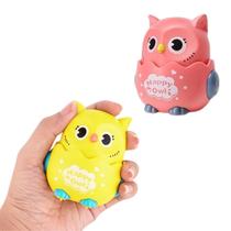 Kit 2 Brinquedos de Corujinha Aperta e Anda Infantil - Ideal para o Desenvolvimento do Bebê