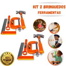 Kit 2 brinquedos de ferramenta meninos dia das crianças - 123 Útil Kit 2 brinquedos de ferramenta meninos dia das crianças - 123 Útil
