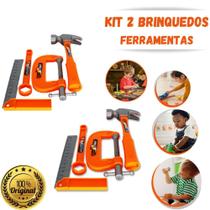 Kit 2 brinquedos de ferramenta meninos dia das crianças - 123 Útil