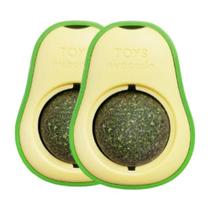 Kit 2 Brinquedos Para Gatos Abacate Catnip Erva Gato Natural