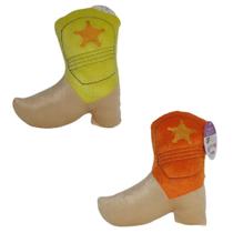 Kit 2 Brinquedos Pelúcias Amarelo/laranja Cães/Gatos.