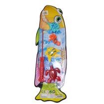 Kit 2 Brinquedos Pesca Peixe Pescaria Jogo Crianças 10 Peças Kit 2 Brinquedos Pesca Peixe Pescaria Jogo Crianças 10 Peças