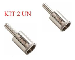 KIT 2 Broca Serra Copo Diamantada 16mm P/ Vidro Cerâmica Mtx KIT 2 Broca Serra Copo Diamantada 16mm P/ Vidro Cerâmica Mtx