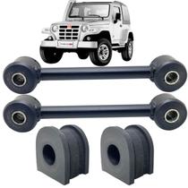 Kit 2 bucha borracha + 2 bieleta barra estabilizadora dianteira troller t4 g1 2000 a 2014 (26mm) Kit 2 bucha borracha + 2 bieleta barra estabilizadora dianteira troller t4 g1 2000 a 2014 (26mm)