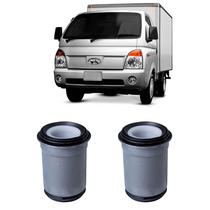 Kit 2 Bucha Grande Dianteira Leque Hyundai Hr 2010 2011 2012