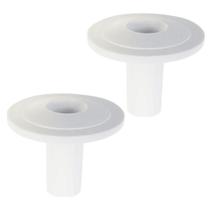 Kit 2 Bucha Passagem De Fios Acabamento Para Cabos Em Parede Moveis Reforma Protetor Cabo Multiuso