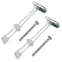 Kit 2 Bucha Toggler Bolt Para Drywall 3/16" Com Parafuso Phillips Suporte Fixador Moveis Gesso