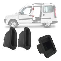 Kit 2 Buchas da Guia Superior + 2 Buchas Centrais da Porta Correr Doblo Fiat