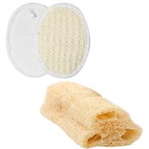 Kit 2 Buchas Vegetais Retangular + Oval Slim 100% Natural