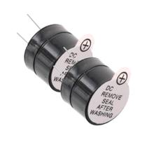 Kit 2 buzzer continuo 12v 12mm preto Kit 2 buzzer continuo 12v 12mm preto