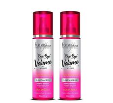 Kit 2 Bye Bye Volume No Frizz Liso Mágico Forever Liss 200ml