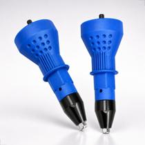 Kit 2 Cabeçote Rebitadeira Adaptador Suporte Rebite Parafusadeira Furadeira Profissional Rebitador Acoplado 4 Pontas Kit 2 Cabeçote Rebitadeira Adaptador Suporte Rebite Parafusadeira Furadeira Profissional Rebitador Acoplado 4 Pontas