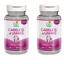 Kit 2 Cabelos e Unhas Bio Redux 60 Cápsulas 500mg Kit 2 Cabelos e Unhas Bio Redux 60 Cápsulas 500mg