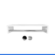 Kit 2 Cabideiros Arara de Parede 50cm Preto