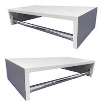 Kit 2 Cabideiros De Parede Arara Porta Roupas Quarto Closets Kit 2 Cabideiros De Parede Arara Porta Roupas Quarto Closets