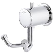 Kit 2 Cabides Duplo 407 C 40 Meber Metais Cinza/Cromado