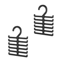 Kit 2 Cabides Porta Gravata Cinto Organizador Pendurar Roupa Kit 2 Cabides Porta Gravata Cinto Organizador Pendurar Roupa