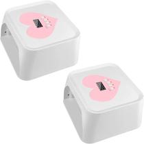 Kit 2 Cabines Led UV Sun X Plus Coração Bivolt 256W