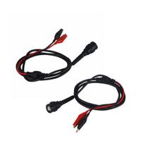 Kit 2 Cabo Bnc Tipo Jacaré 1 Metro Utilizado Equipamento Gf Fd Ga-100