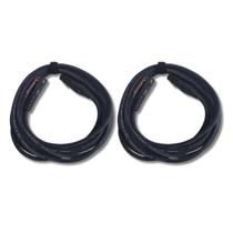 Kit 2 Cabo Ext De Fone Xlr Fêmea + P2 Fêmea 7.62M Mac Cabos