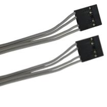 Kit 2 cabo flat 4 vias c/rabicho agl