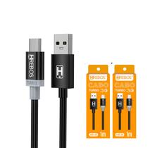 Kit 2 Cabo usb Turbo para Samsung S9 S10 S20 S21 S22 S23