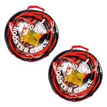Kit 2 Cabos Chupeta Para Carga Bateria Automotivo 500a 3,5m