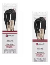 Kit 2 Cabos De Dados E Carregamento Micro Usb P/ Moto G