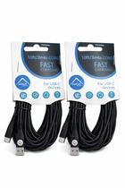 Kit 2 Cabos USBA para USBC 3 Metros Reforçado Trançado Carregamento Rápido 100W Kit 2 Cabos USBA para USBC 3 Metros Reforçado Trançado Carregamento Rápido 100W