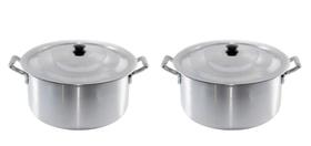 Kit 2 Caçarola Panela N28 Linha Hotel Industrial