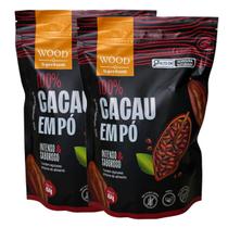 Kit 2 Cacau Em Pó Alcalino 100% Puro 454g Wood Superfoods Kit 2 Cacau Em Pó Alcalino 100% Puro 454g Wood Superfoods
