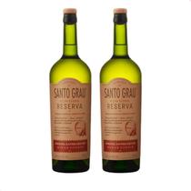 Kit 2 Cachaça Santo Grau Reserva Coronel Xavier Chaves 750ml