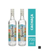 Kit 2 Cachaças Sagatiba Cristalina 700ml