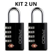 Kit 2 Cadeado De Segredo Com Senha Tsa Para Mala Janela Pado Kit 2 Cadeado De Segredo Com Senha Tsa Para Mala Janela Pado