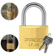 Kit 2 Cadeado Segredos Iguais Portão Casa Armario 35mm Pado