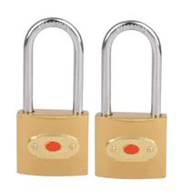 Kit 2 Cadeados Antifurto Proteção 38mm Segurança Janelas Portões