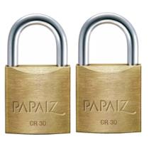 Kit 2 cadeados em latão de 30 mm - CR30 Papaiz - Papaiz
