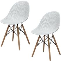 Kit 2 Cadeira Design Vental Versátil Ergonômica Sala Cozinha