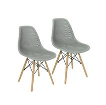 Kit 2 Cadeira Eames Eloisa Design Colmeia Diversas Cores