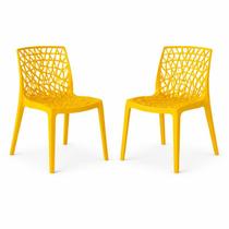 Kit 2 cadeira gruvyer amarelo Kit 2 cadeira gruvyer amarelo