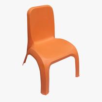 Kit 2 Cadeira Plástica Infantil Laranja - Gibafer