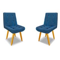 Kit 2 Cadeira Poltrona Estofada Sala Quarto Consultório