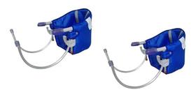 Kit 2 Cadeira Portátil Sapeca Kids - Azul Kit 2 Cadeira Portátil Sapeca Kids - Azul