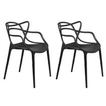 Kit 2 Cadeiras Alegra em Polipropileno para Mesa de Jantar, Cozinha, Varanda, Jardim e Escritório Kit 2 Cadeiras Alegra em Polipropileno para Mesa de Jantar, Cozinha, Varanda, Jardim e Escritório