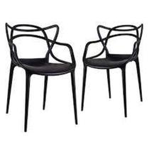 Kit 2 Cadeiras Allegra Preta