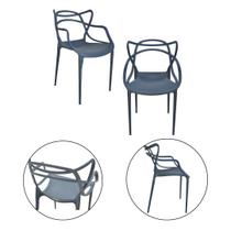 Kit 2 Cadeiras Allegra Sem Montagem Polipropileno p/ Cozinha