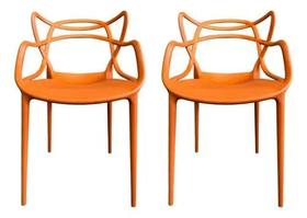 Kit 2 cadeiras allegra terra cota