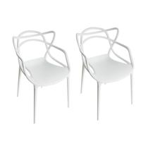 Kit 2 Cadeiras Aviv Branco Polipropileno 83x51x56cm Fratini