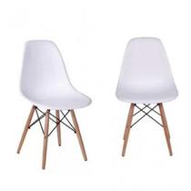Kit 2 Cadeiras Base Madeira DKR Eames