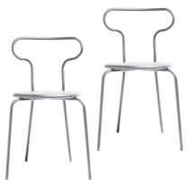 Kit 2 Cadeiras Base Tubular Fixa Fantasminha Chef Kit 2 Cadeiras Base Tubular Fixa Fantasminha Chef